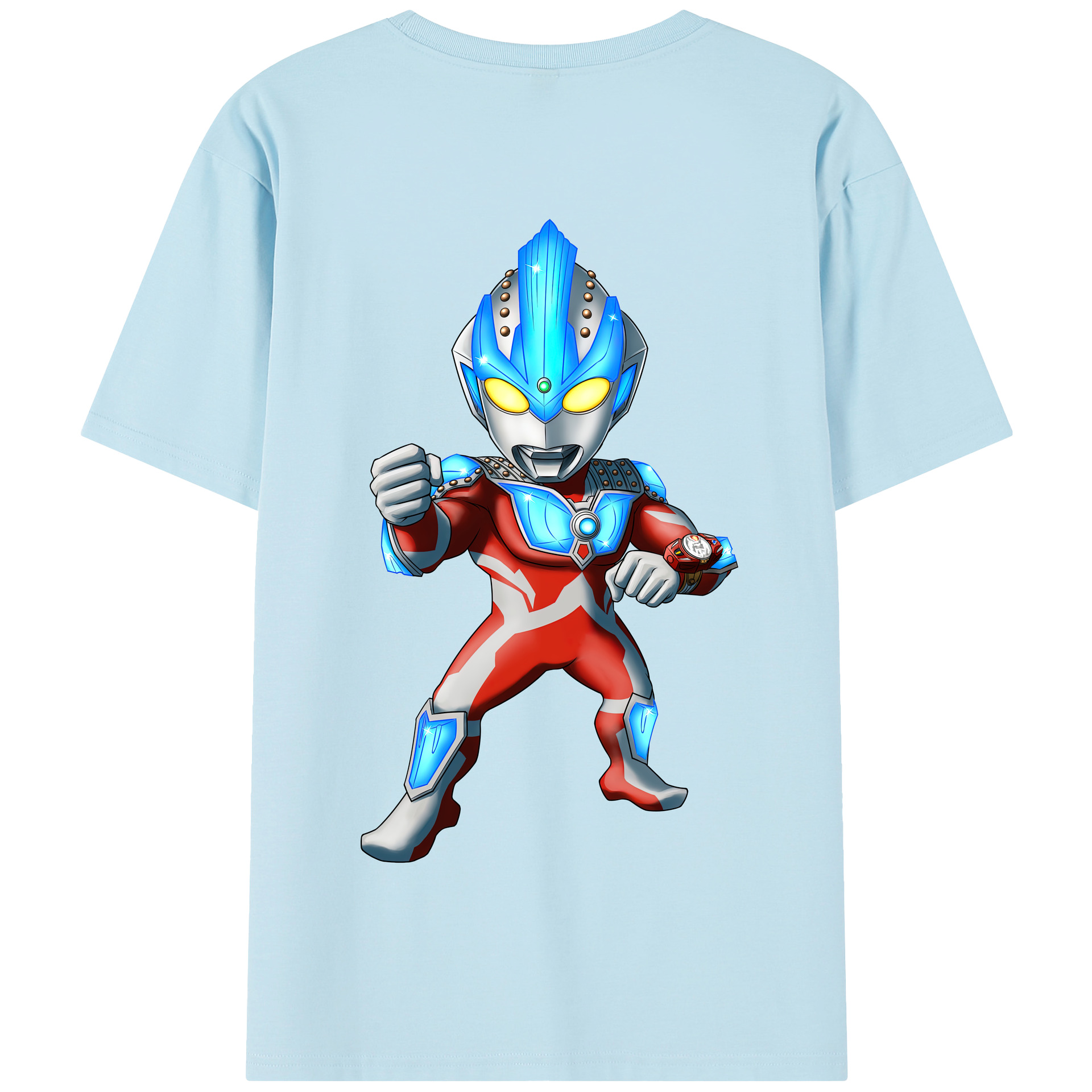 （画像用） ウルトラマン Ultraman 綿100％半袖Tシャツ（背面プリント）